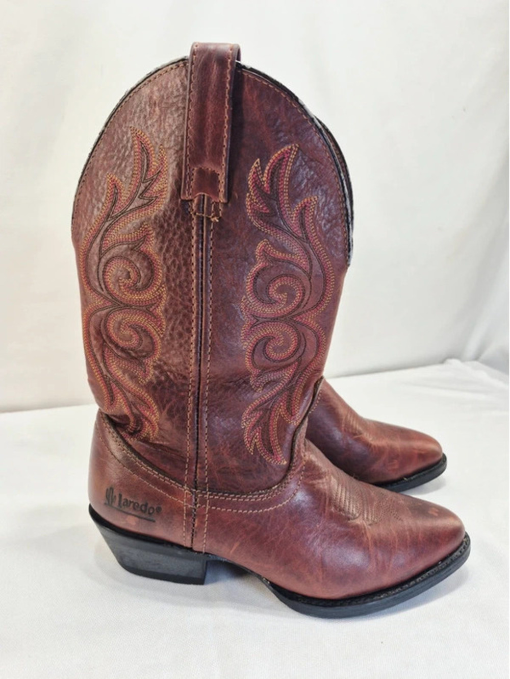 Laredo Women's 7M Kelli Western Boots Embroidered Brown